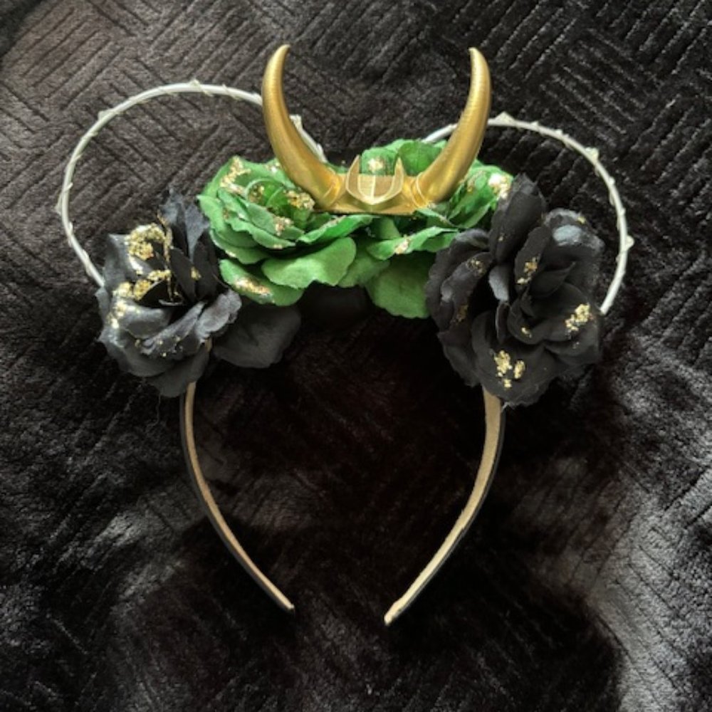 Custom Loki Light Up Mickey Ears
